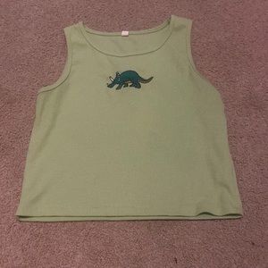 Womens Dino crop top
